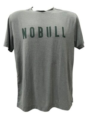 NOBULL Gray Short-Sleeve Logo Tee